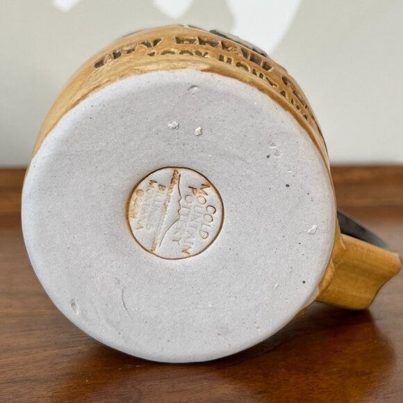 Cold Mountain Pottery "City Brew Coffee Mug 100% Montana" Billings 2004 Handmade - Picture 8 of 12